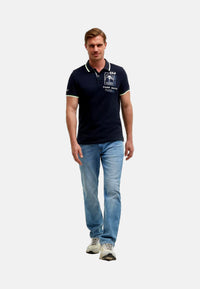 Camp David Oceanfront Kurzarmshirt mit Polokragen
