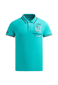 Camp David Oceanfront Kurzarmshirt mit Polokragen