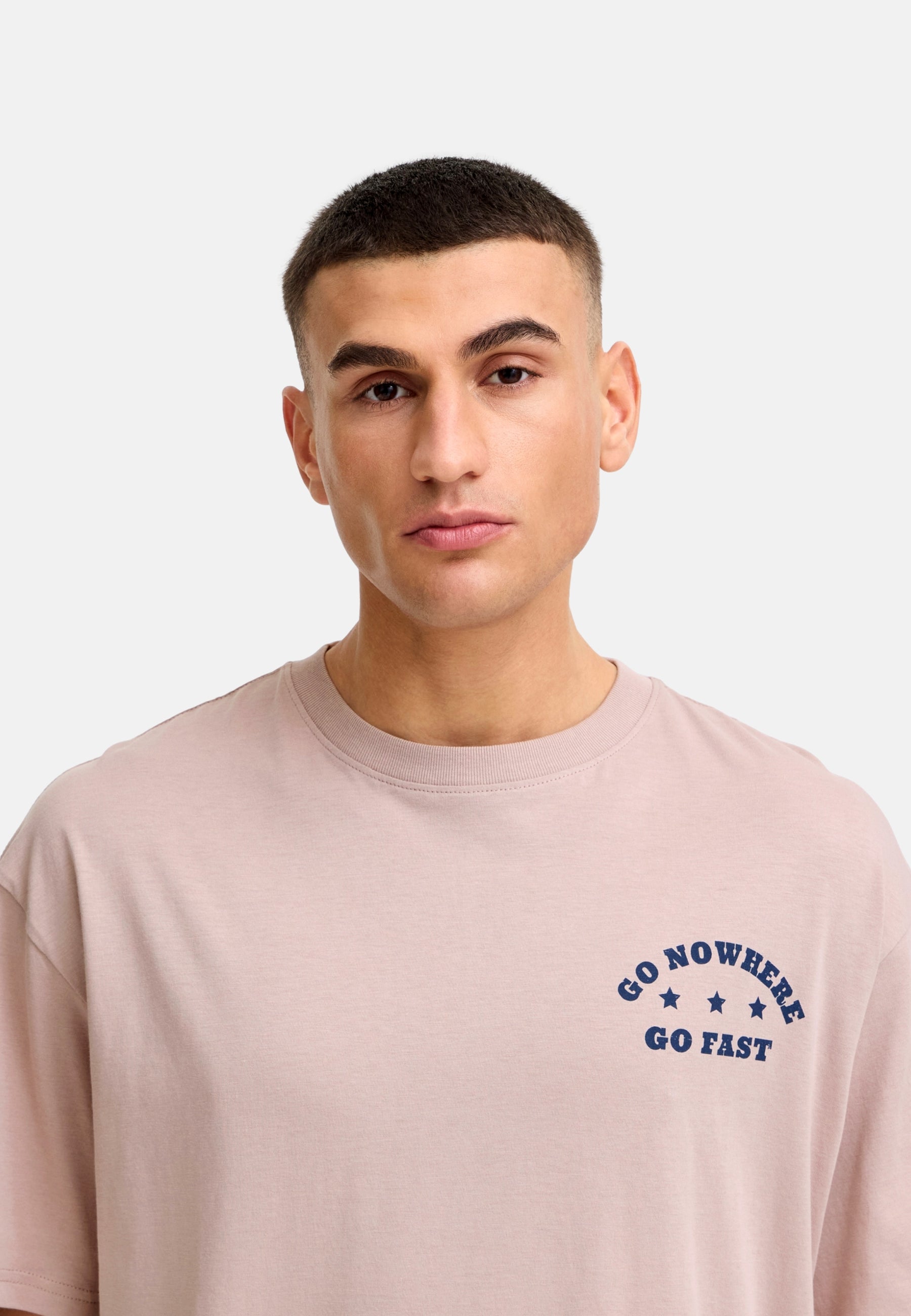 !Solid SDUSTANCE Kurzarmshirt V-Neck