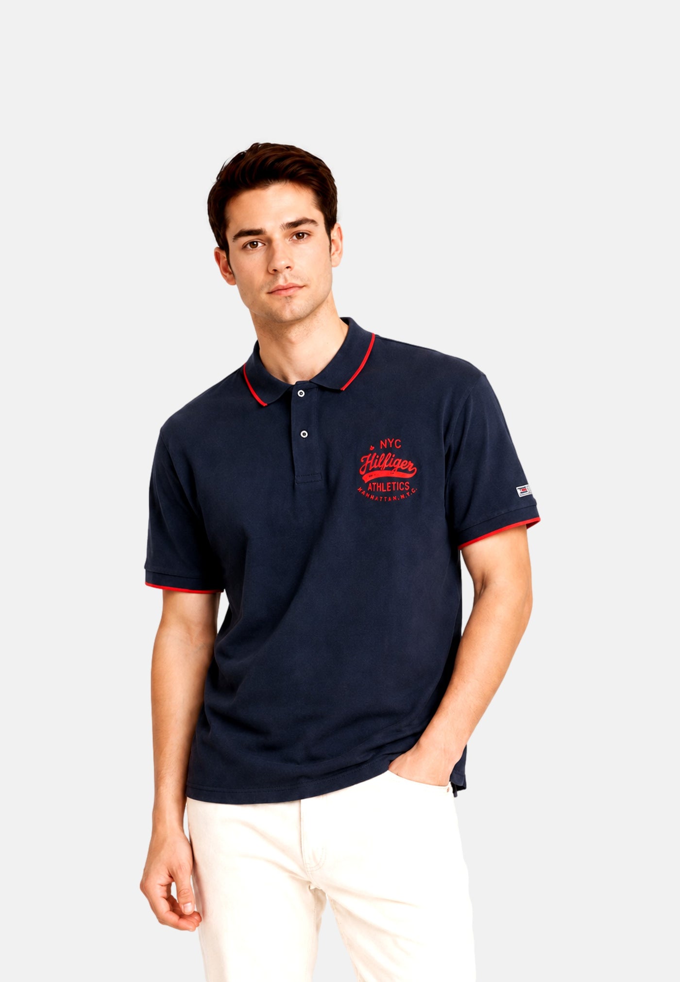 Tommy Hilfiger Kurzarmshirt mit Polokragen