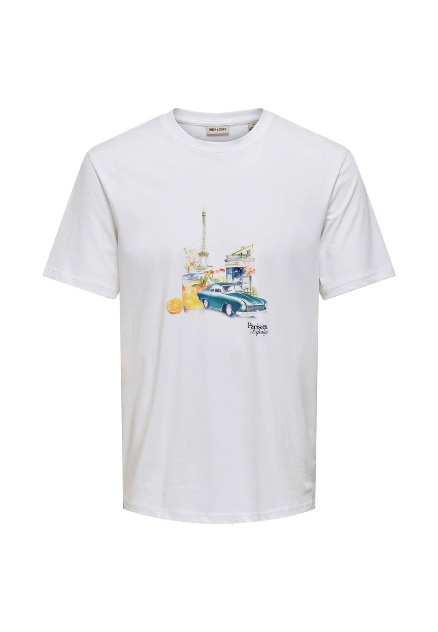Only & Sons MASS PARISIEN Kurzarmshirt