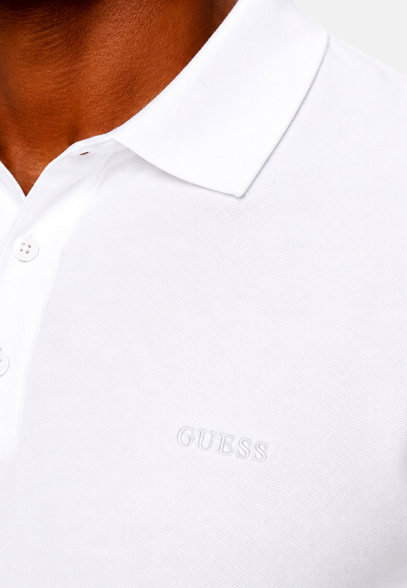Guess CREE WASHED Kurzarmshirt mit Polokragen