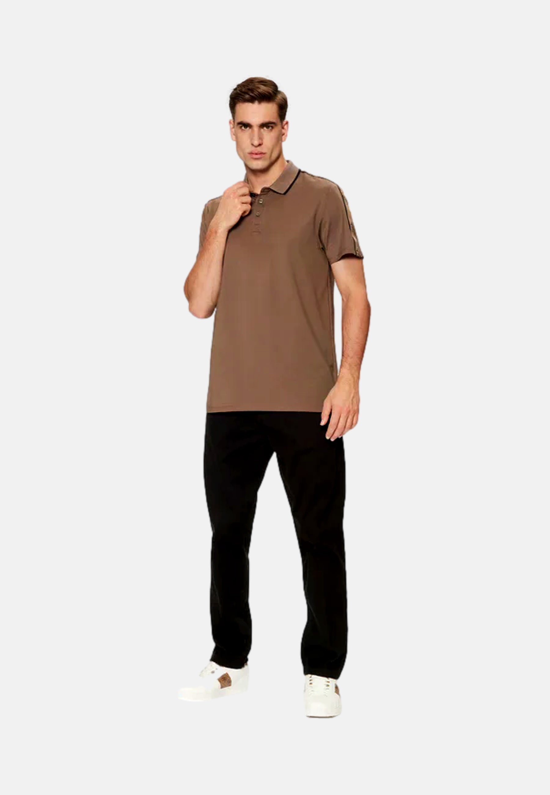 Guess GUESS QUATTRO Kurzarmshirt mit Polokragen