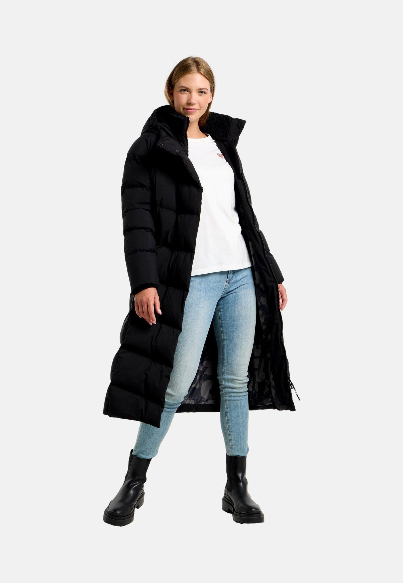 Ragwear PAVLA LONG Steppmantel