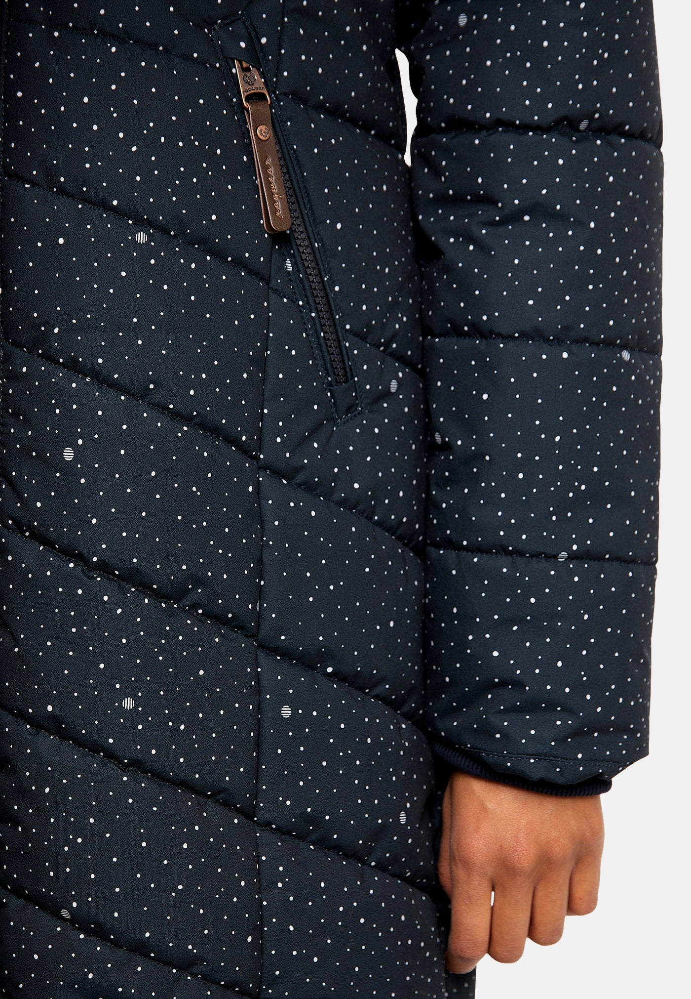 Ragwear DIZZIE COAT DOTS Steppmantel