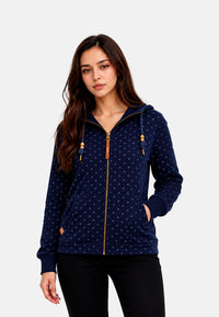 Ragwear LAMAD DOTS Kapuzensweatjacke
