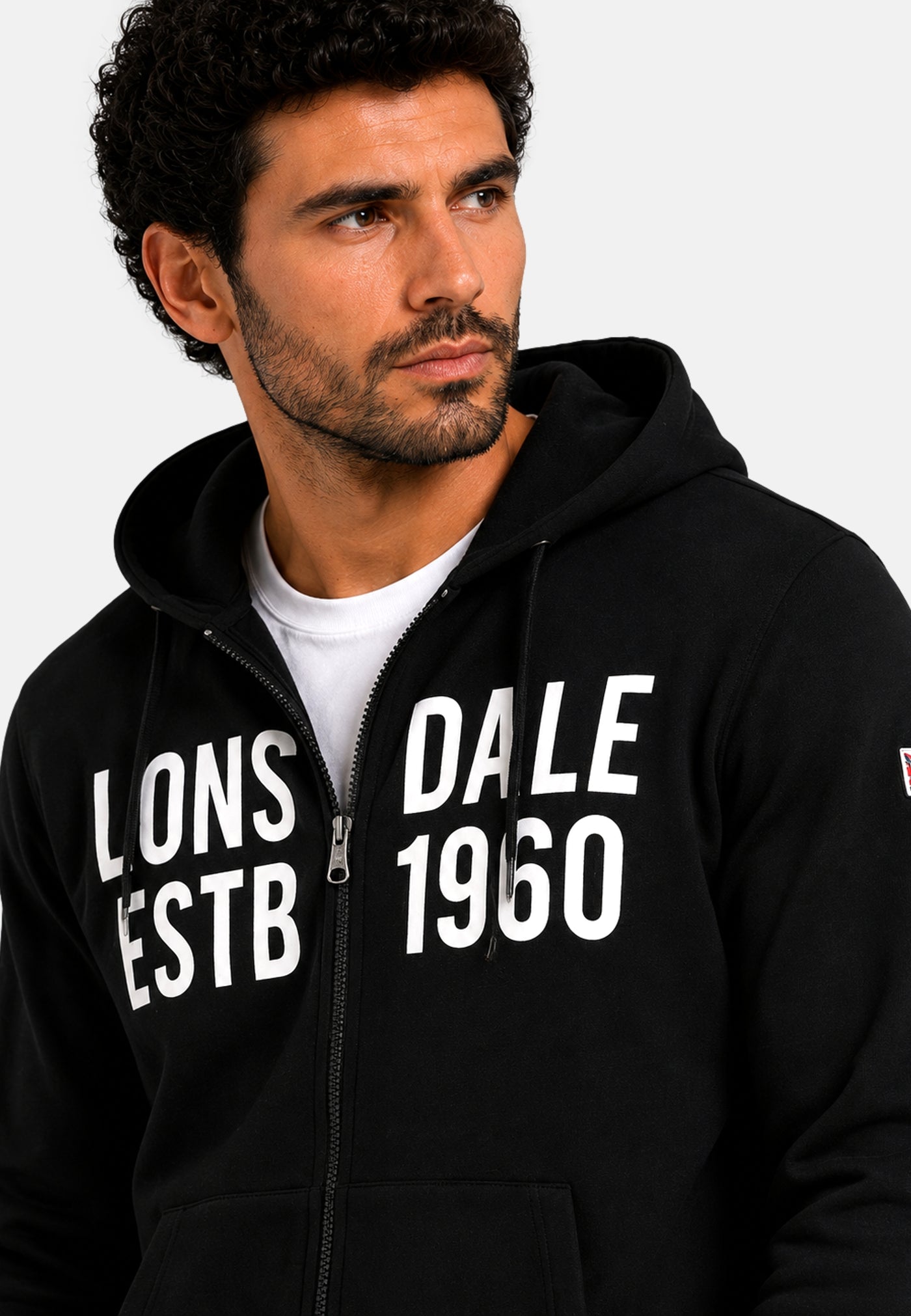 Lonsdale London SOLFACH Kapuzensweatjacke