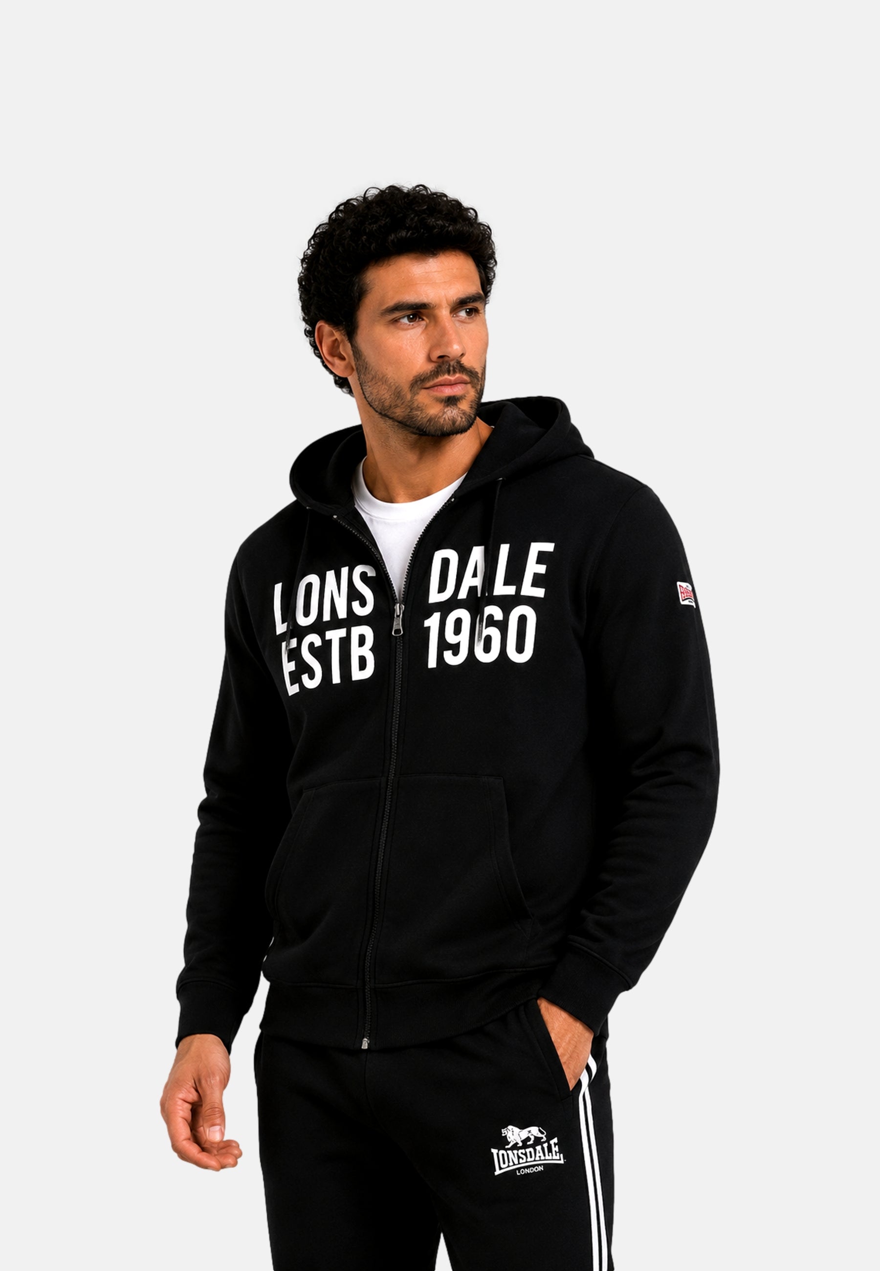 Lonsdale London SOLFACH Kapuzensweatjacke