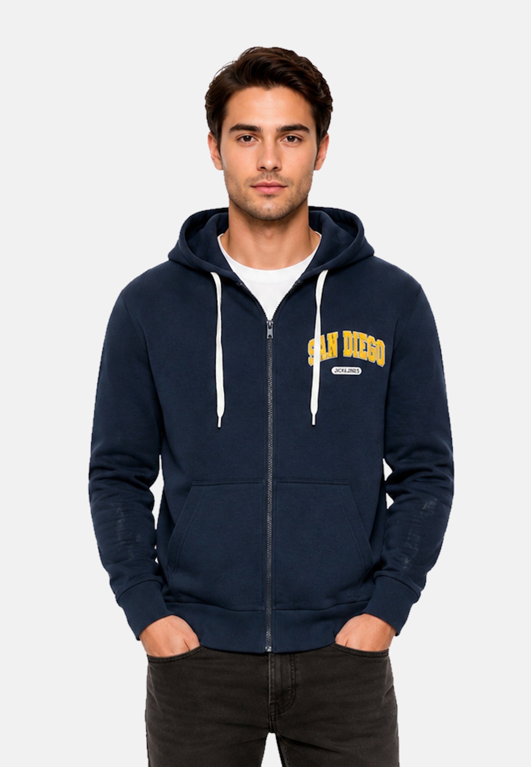 Jack & Jones BRADLEY VARSITY Kapuzensweatjacke