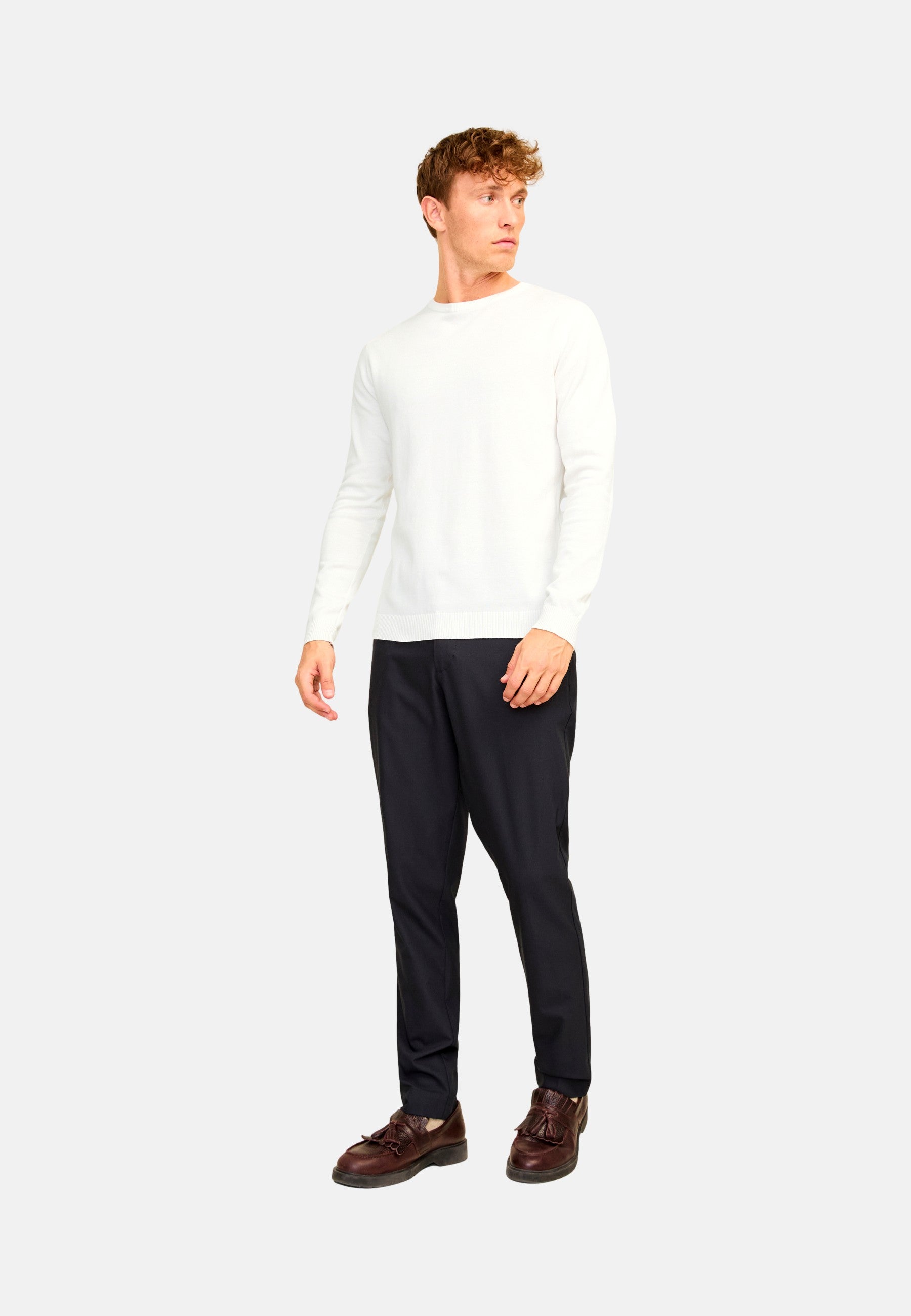 Jack & Jones JJEBASIC Strickpullover R-Neck