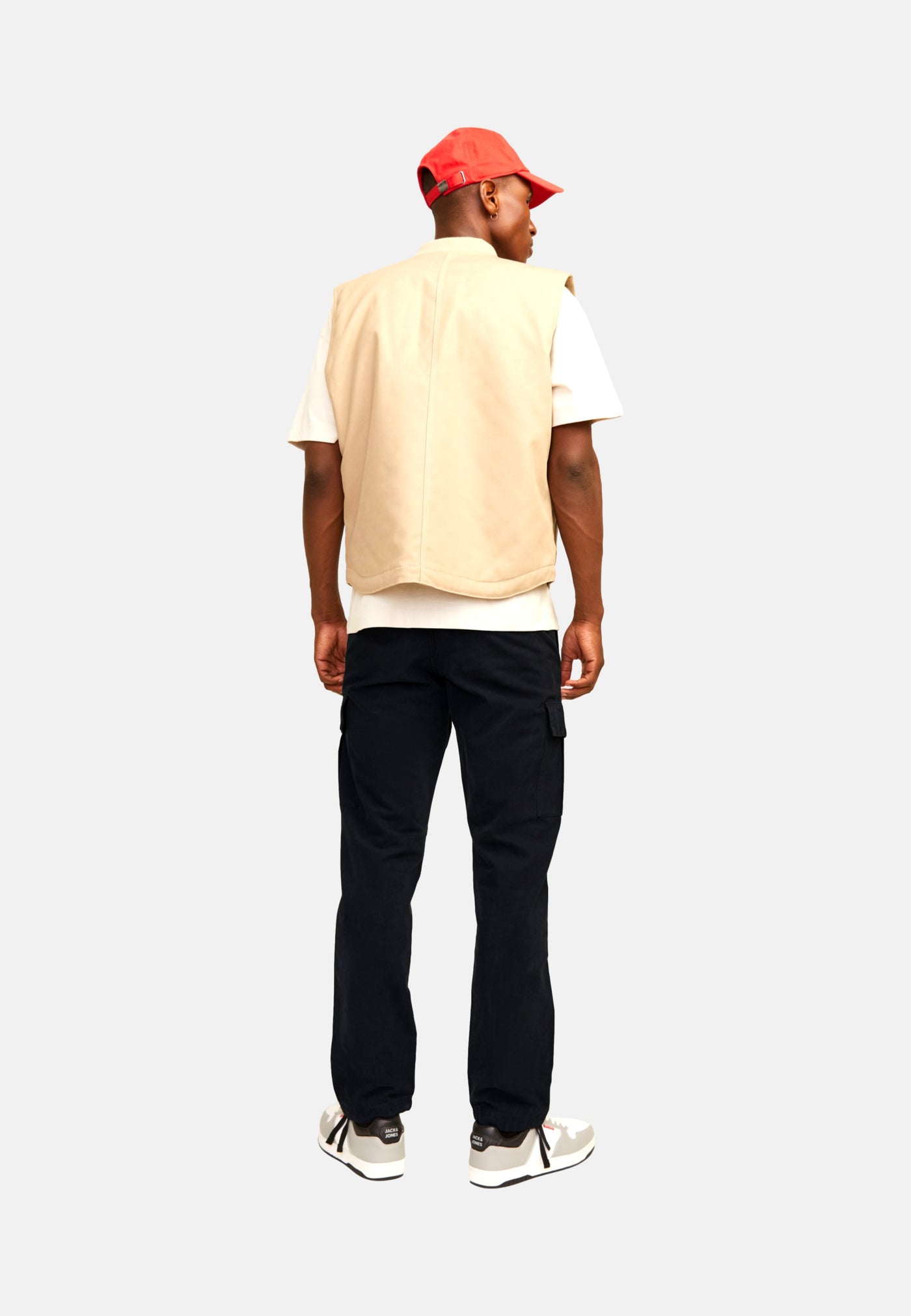 Jack & Jones JPSTKANE BARKLEY lange Hose mit Taschen