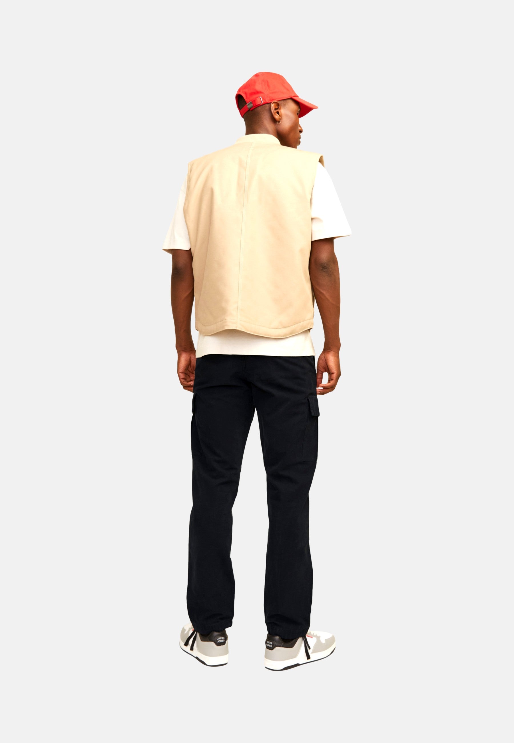 Jack & Jones JPSTKANE BARKLEY lange Hose mit Taschen
