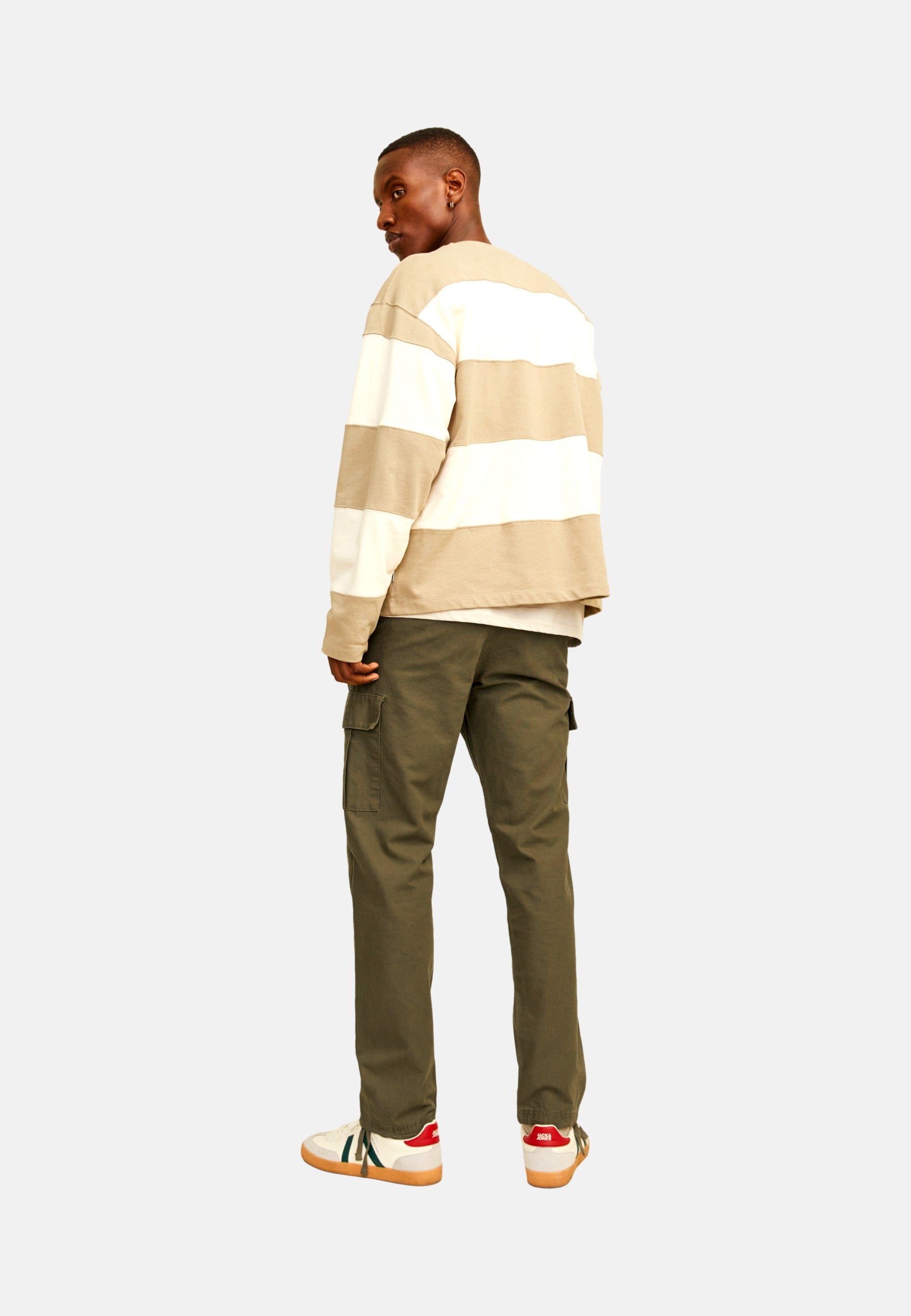 Jack & Jones JPSTKANE BARKLEY lange Hose mit Taschen