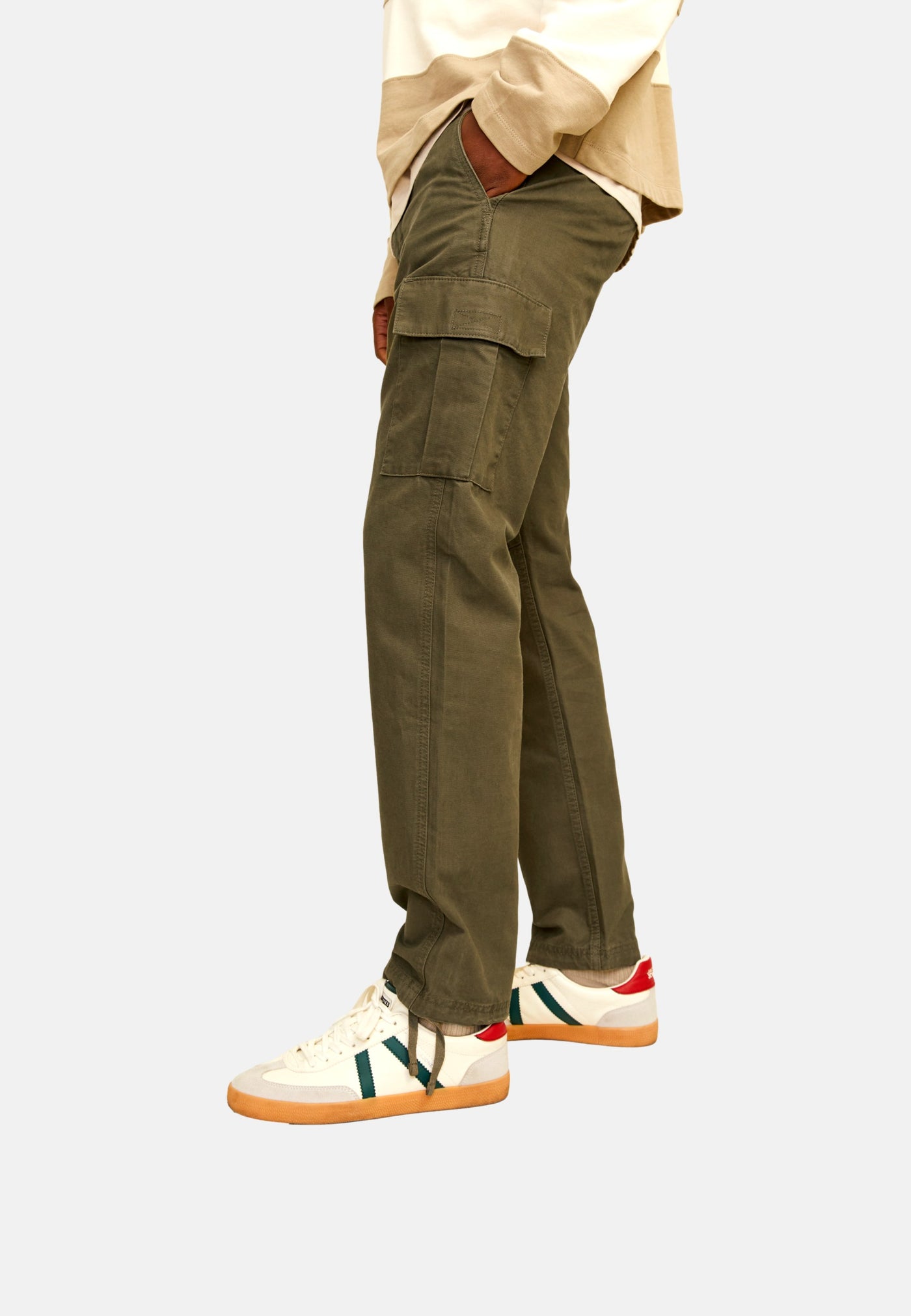 Jack & Jones JPSTKANE BARKLEY lange Hose mit Taschen