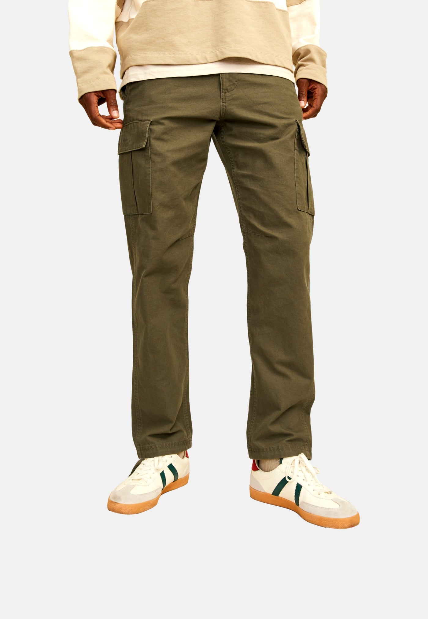 Jack & Jones JPSTKANE BARKLEY lange Hose mit Taschen
