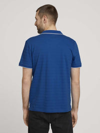 Tom Tailor Streifenstruktur Polo Shortsleeve