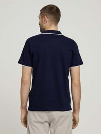 Tom Tailor Streifenstruktur Polo Shortsleeve