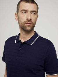Tom Tailor Streifenstruktur Polo Shortsleeve