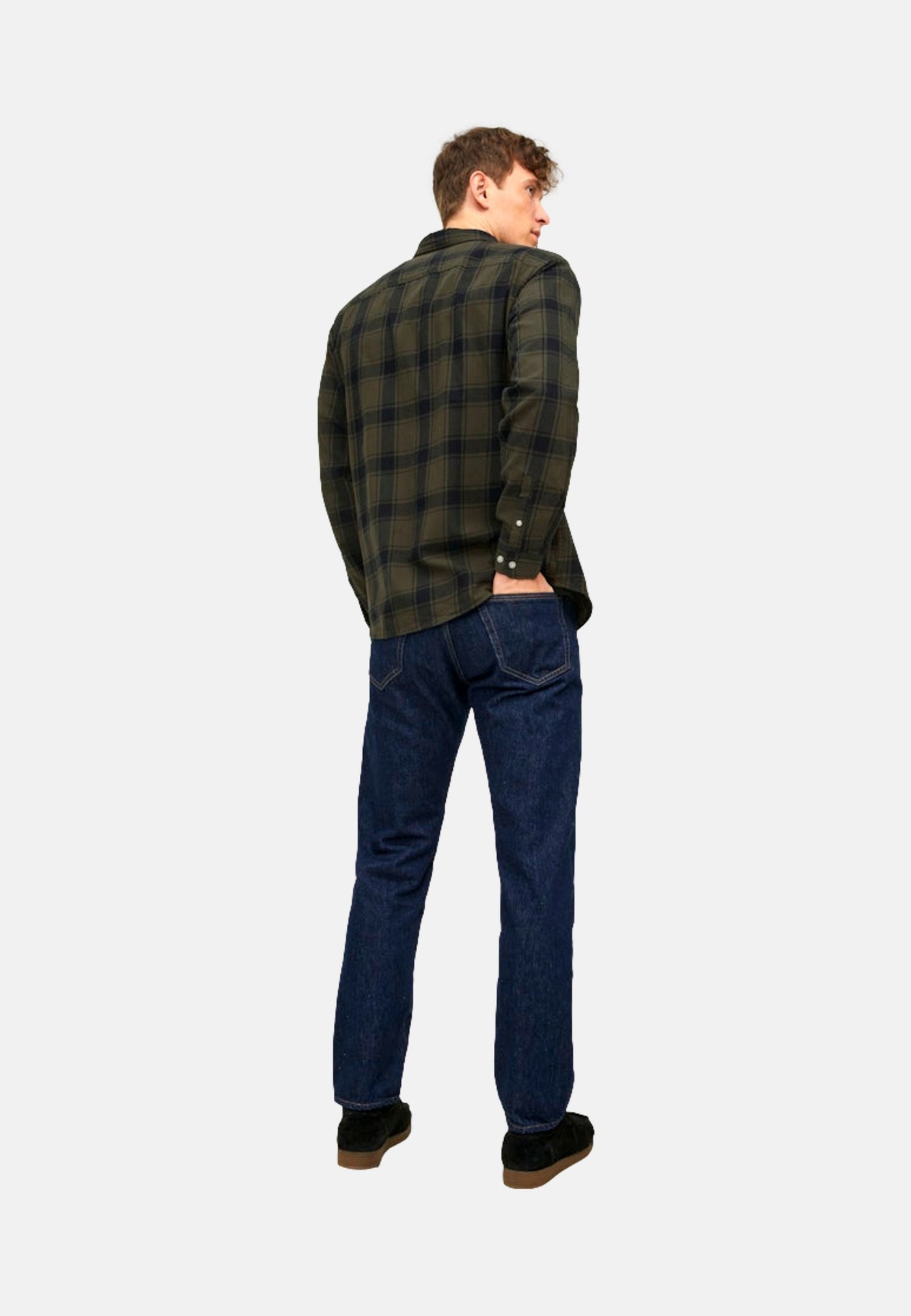 Jack & Jones JJEGINGHAM SHIRT Langarmhemd