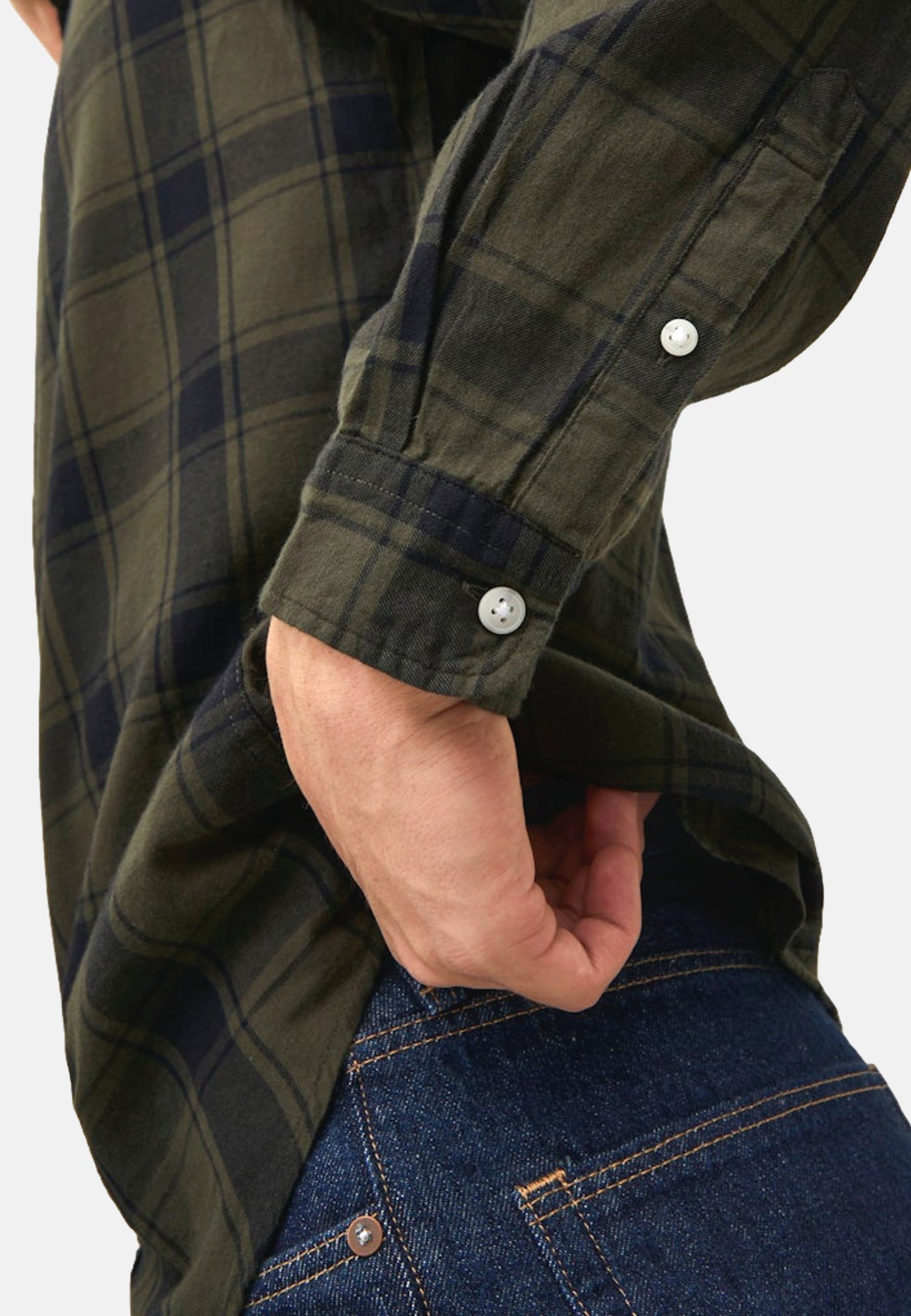 Jack & Jones JJEGINGHAM SHIRT Langarmhemd