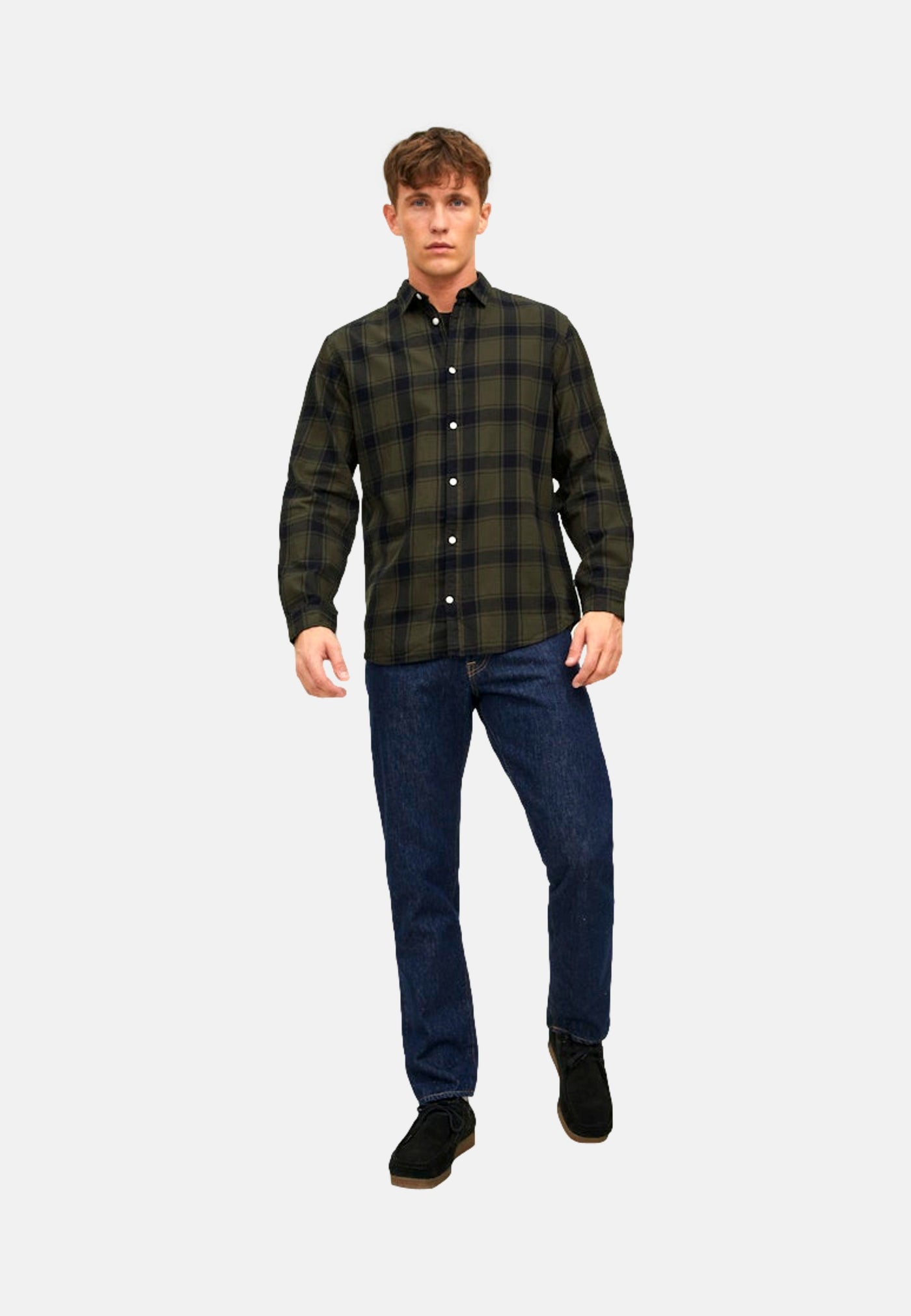 Jack & Jones JJEGINGHAM SHIRT Langarmhemd