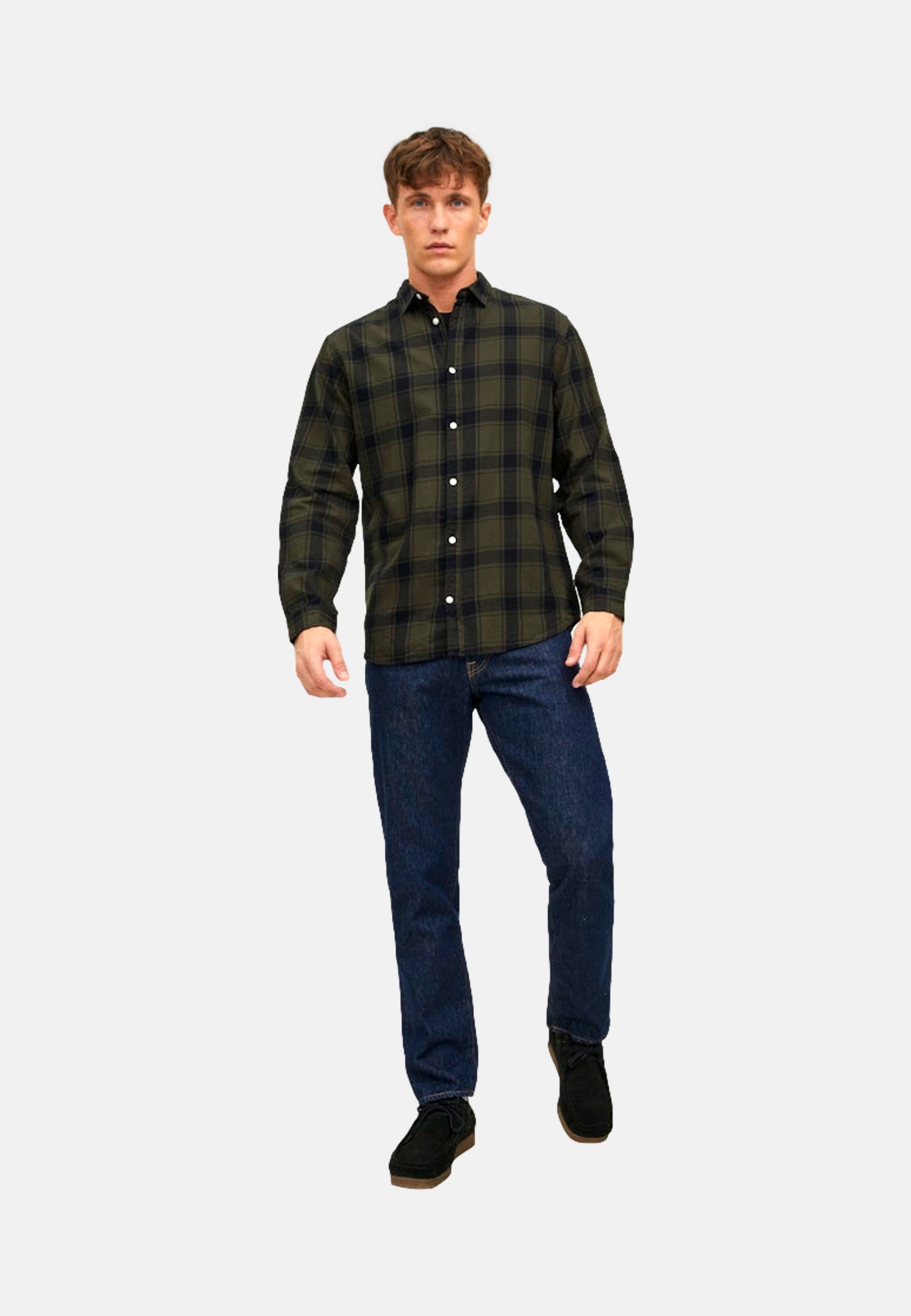 Jack & Jones JJEGINGHAM SHIRT Langarmhemd