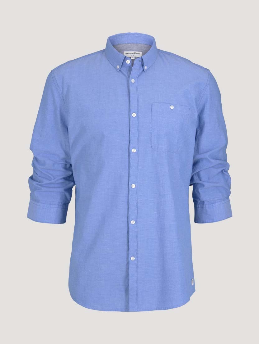 Tom Tailor Strukturiertes Shirt Button-Down