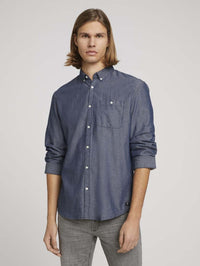 Tom Tailor Strukturiertes Shirt Button-Down