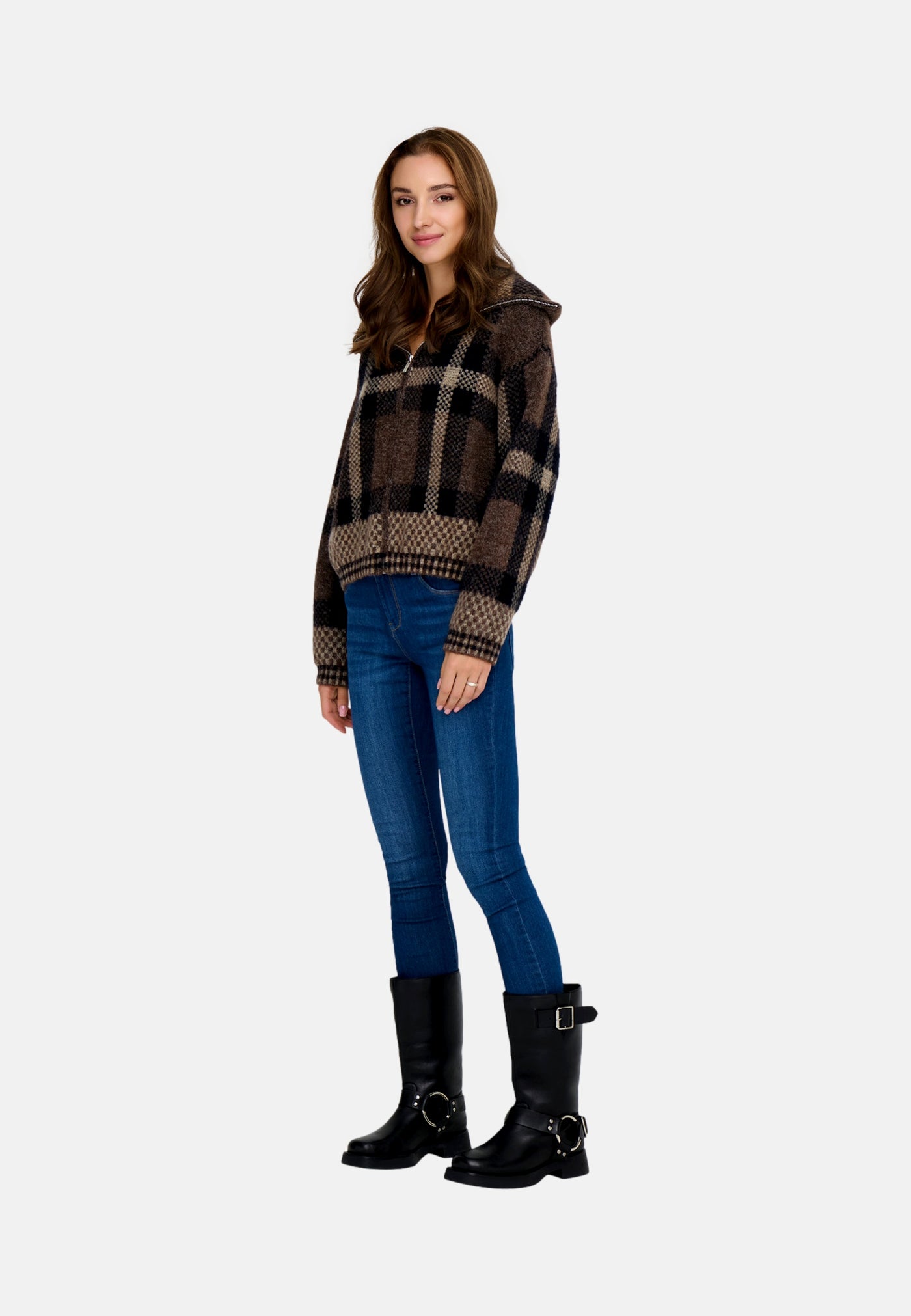 Only MAROON Strickjacke