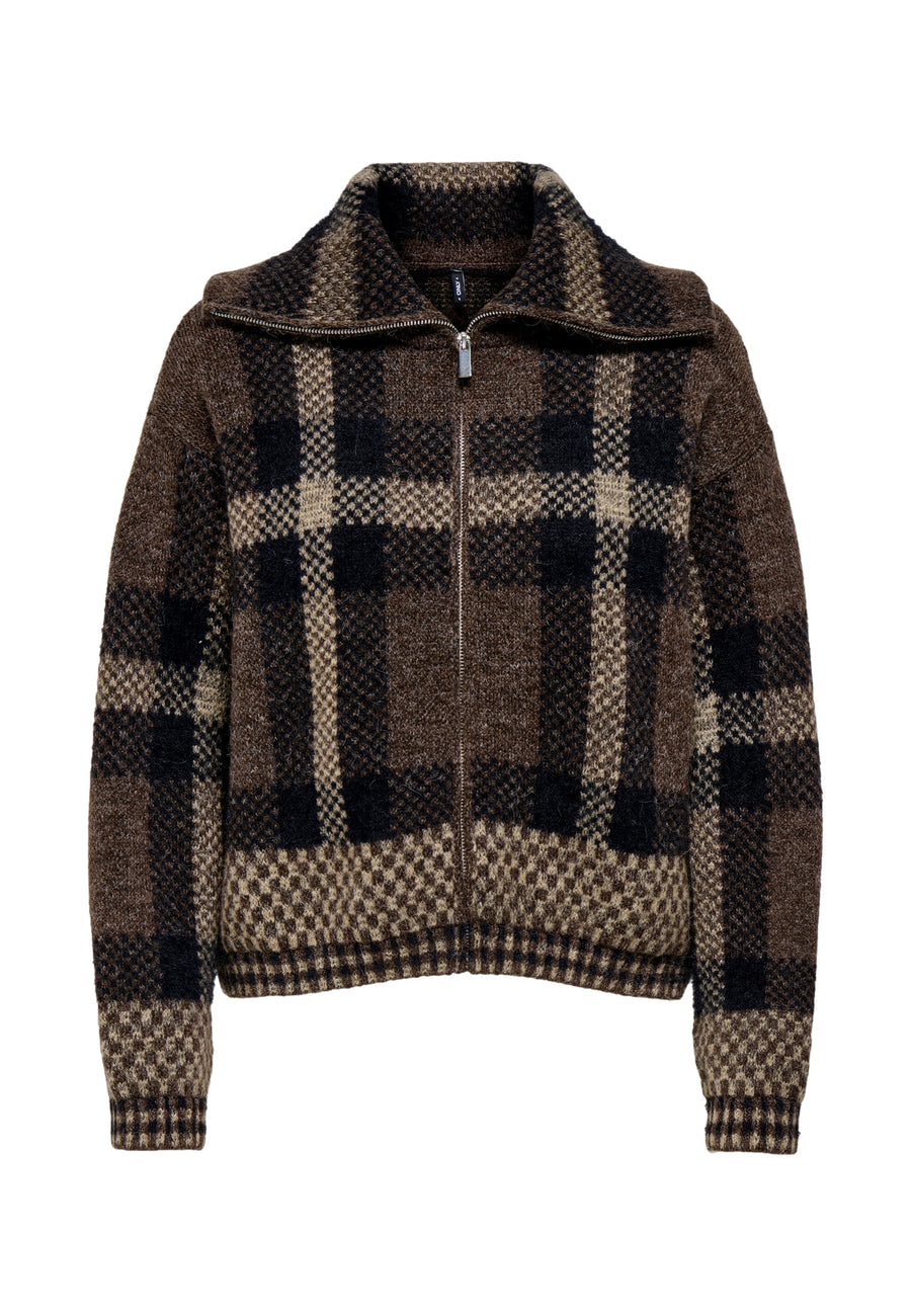Only MAROON Strickjacke