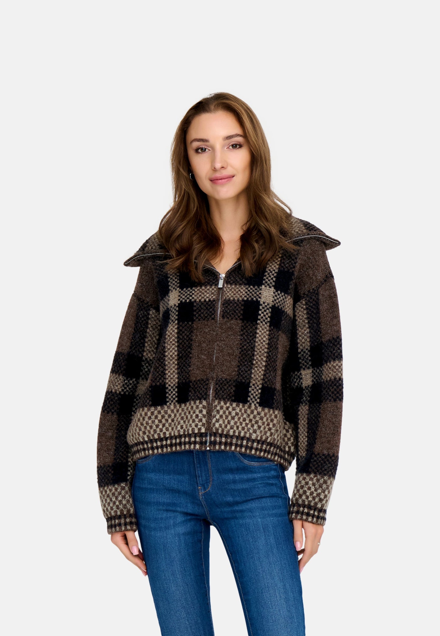 Only MAROON Strickjacke