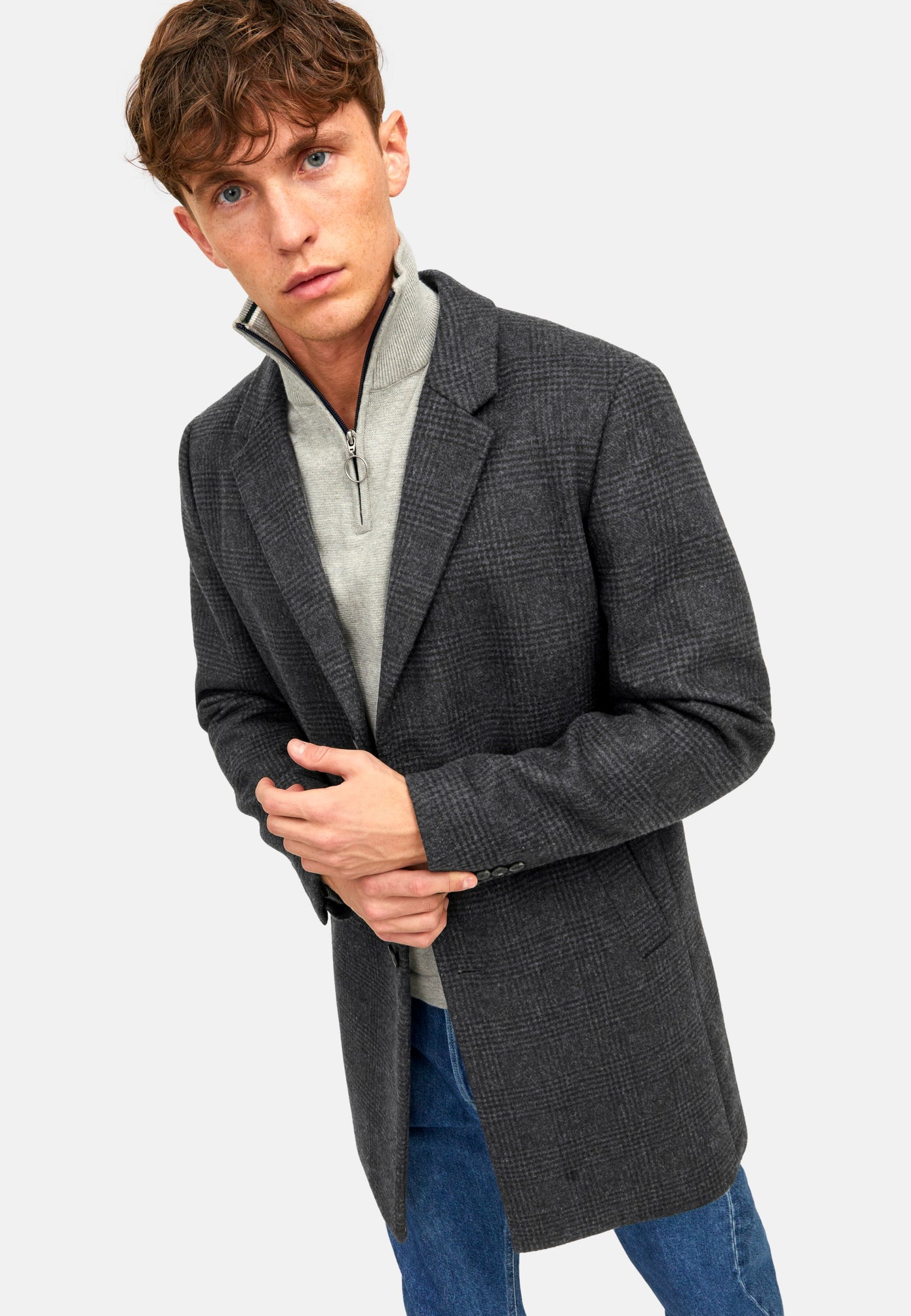 Jack & Jones JJEMOULDER Wollmantel