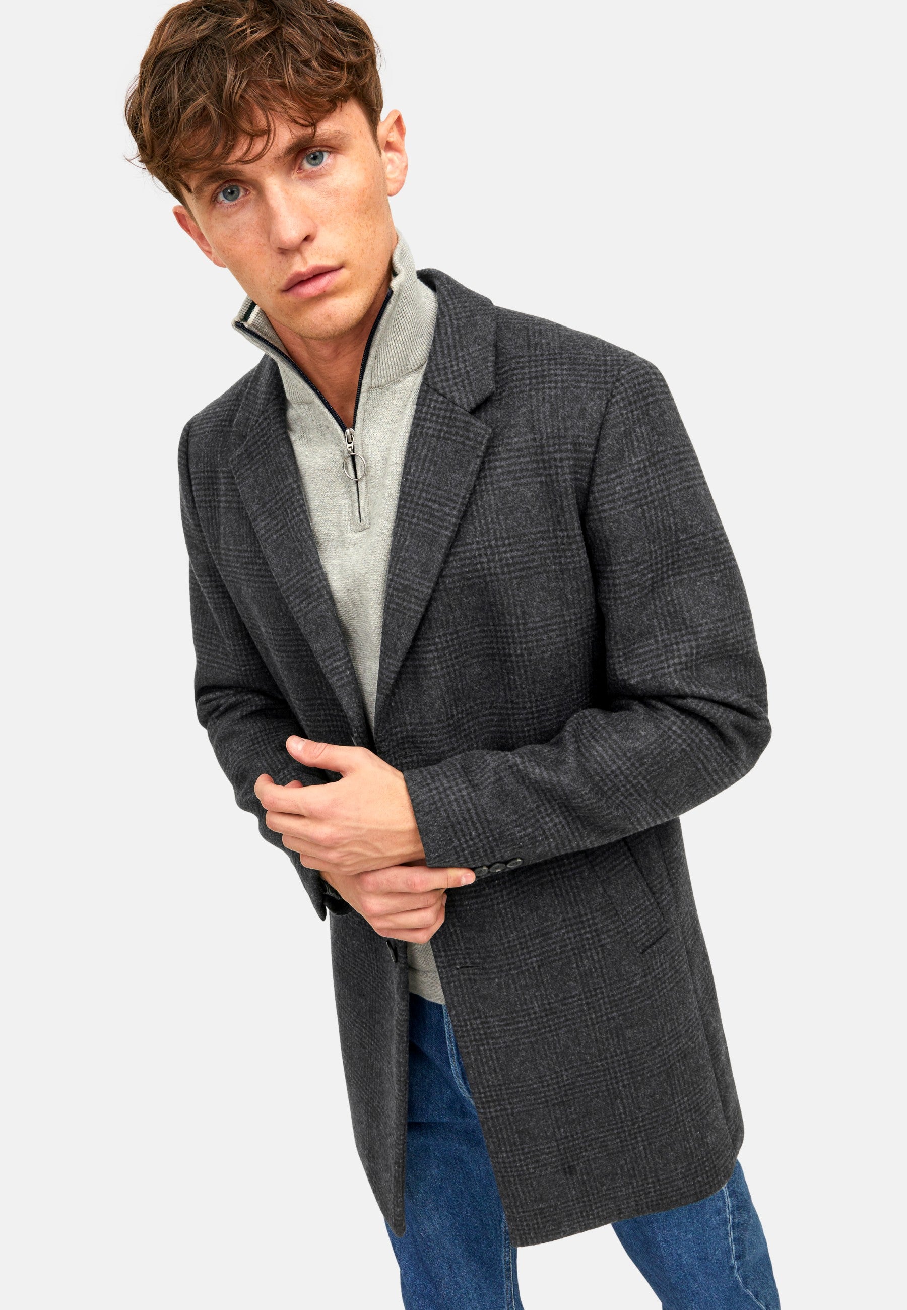 Jack & Jones JJEMOULDER Wollmantel