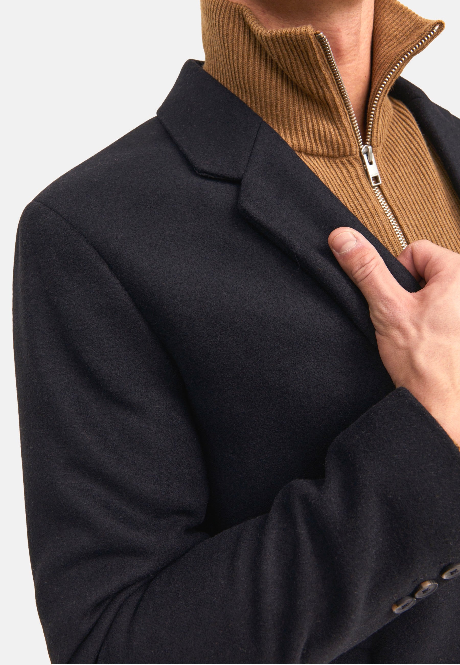 Jack & Jones JJEMOULDER Wollmantel