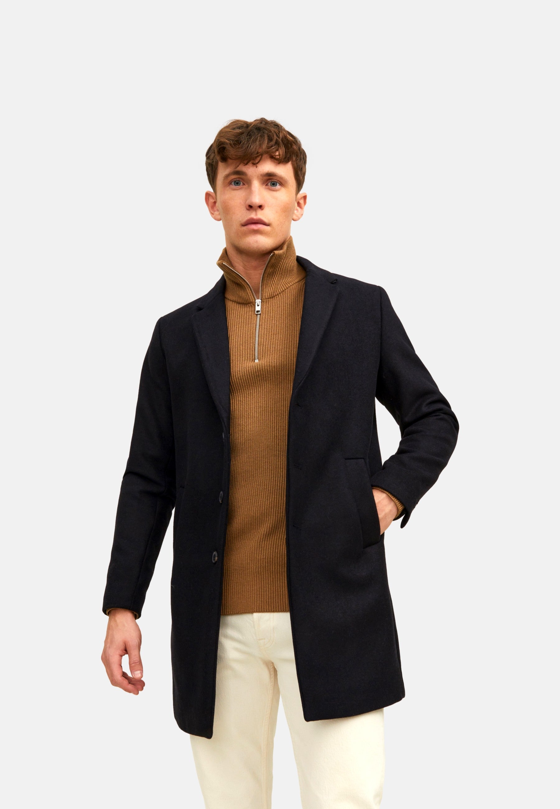 Jack & Jones JJEMOULDER Wollmantel