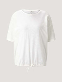 Tom Tailor Shirt Modal mit Tunnelzug Rundhals