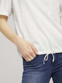 Tom Tailor Shirt Modal mit Tunnelzug Rundhals