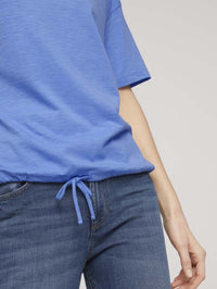 Tom Tailor Shirt Modal mit Tunnelzug Rundhals