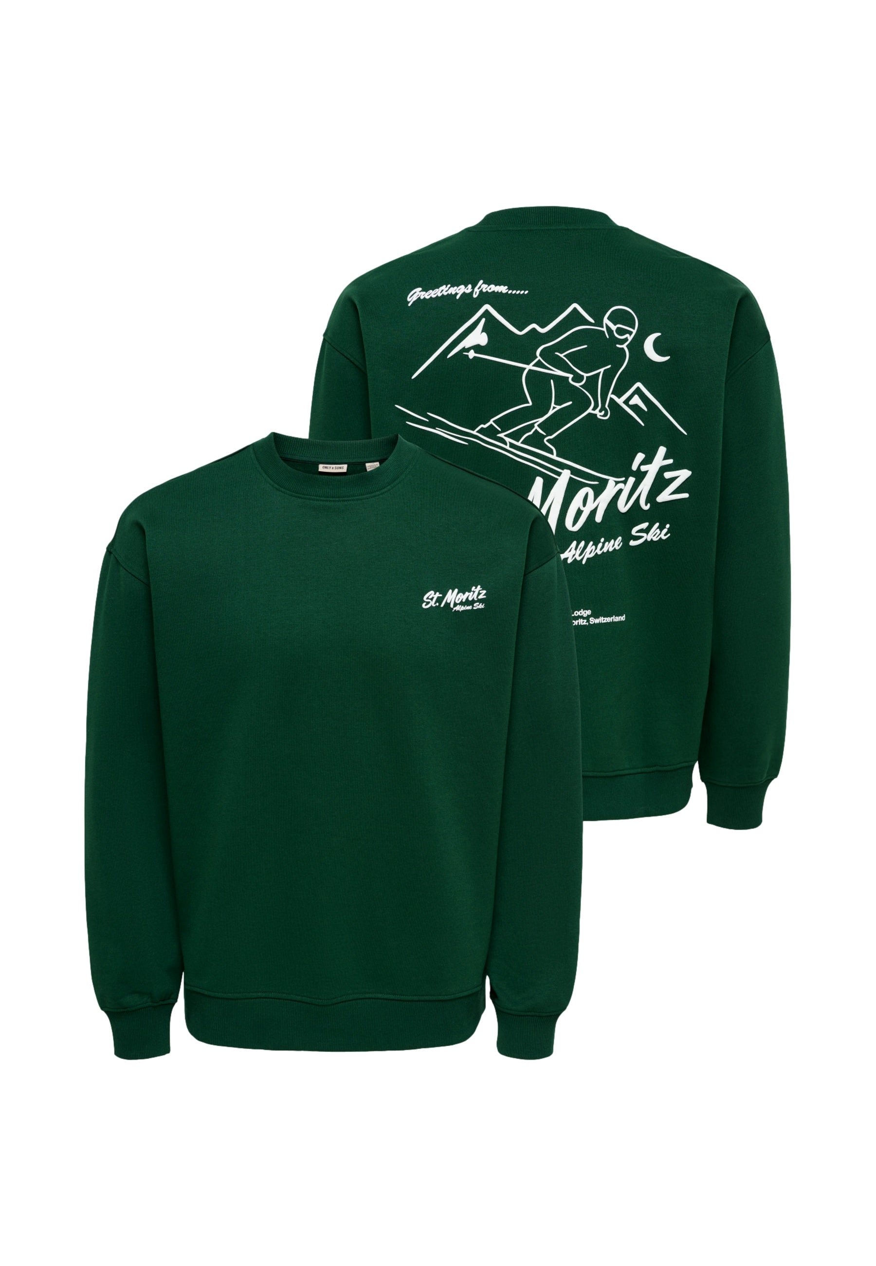 Only & Sons Bejmo Morits Pullover ohne Kapuze