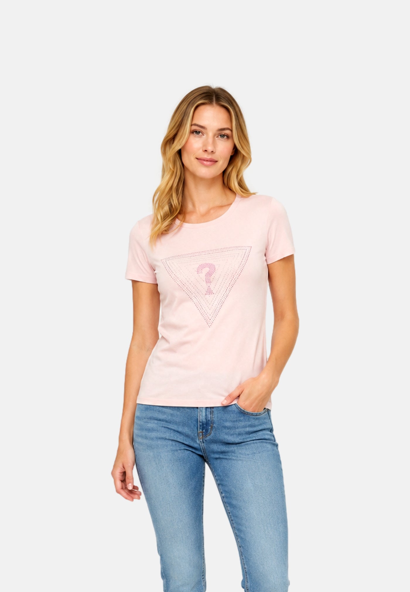 Guess TRIANGLE OMBRE Kurzarmshirt