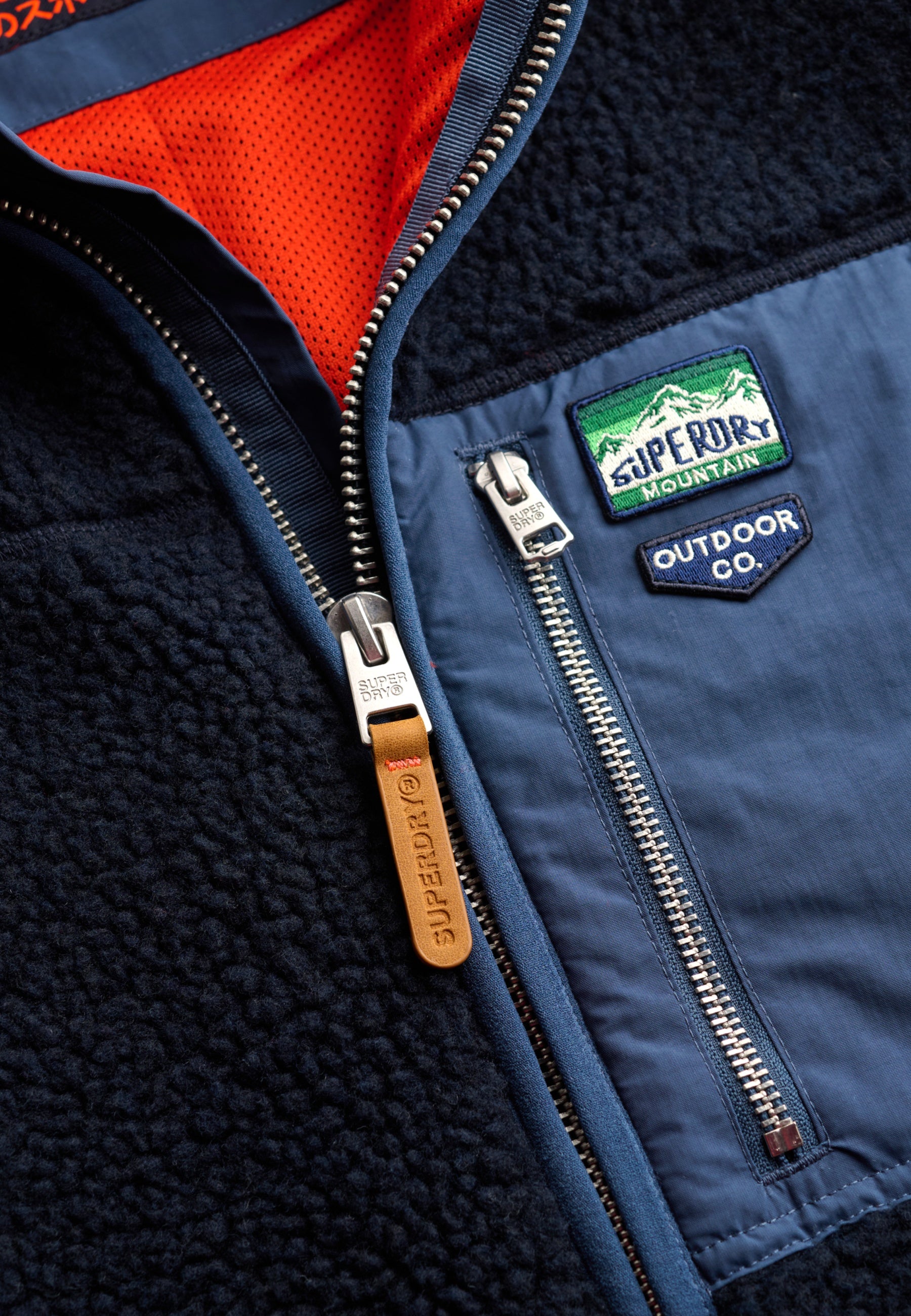 Superdry VINTAGE RETRO FULL ZIP FLEECE