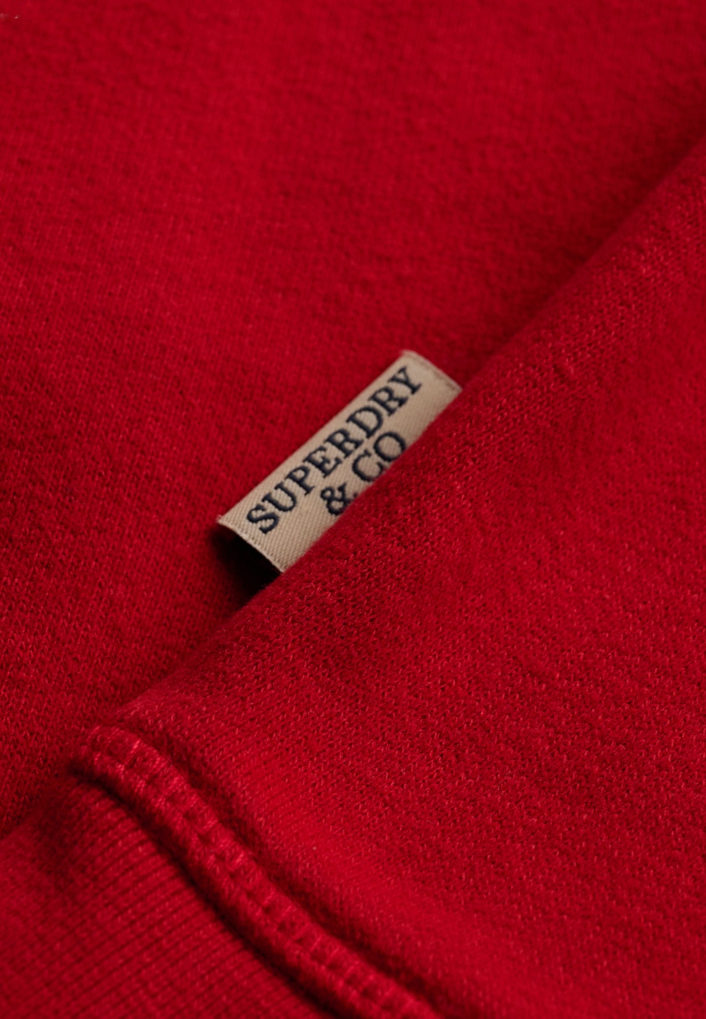 Superdry ESSENTIAL SERIF LOGO HALF ZIP
