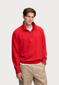 Superdry ESSENTIAL SERIF LOGO HALF ZIP