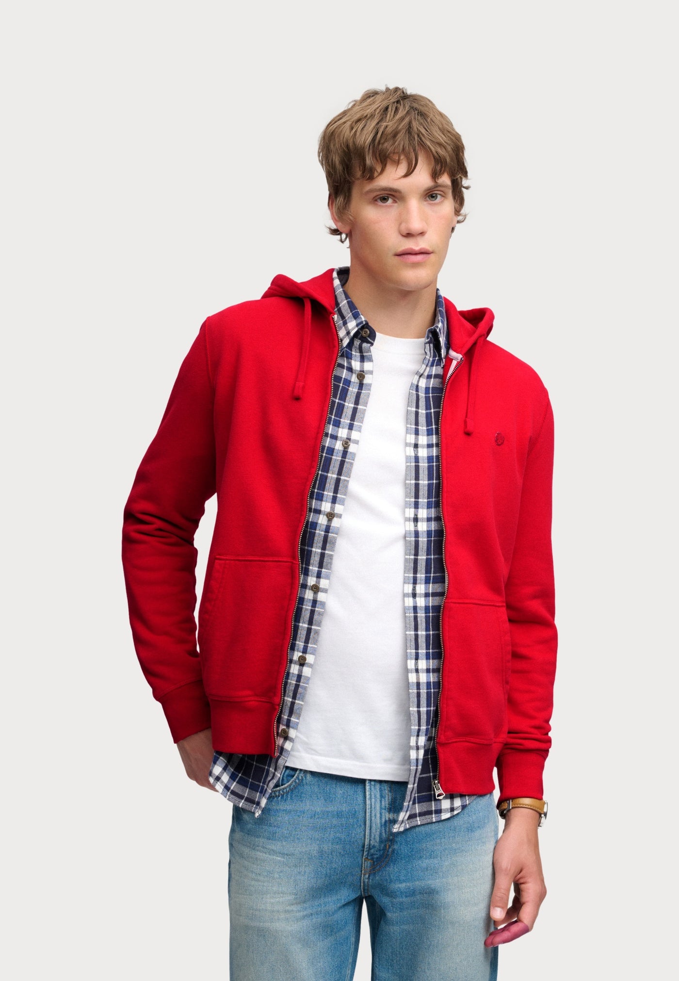 Superdry ESSENTIAL SDCO LOGO ZIPHOOD