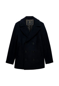 Superdry MERCHANT WOOL BLEND PEA COAT