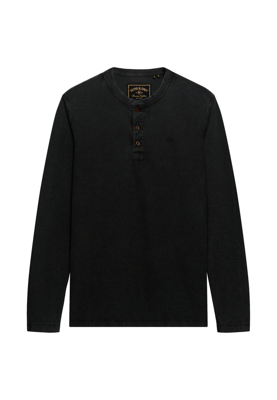 Superdry WAFFLE LONG SLEEVE HENLEY