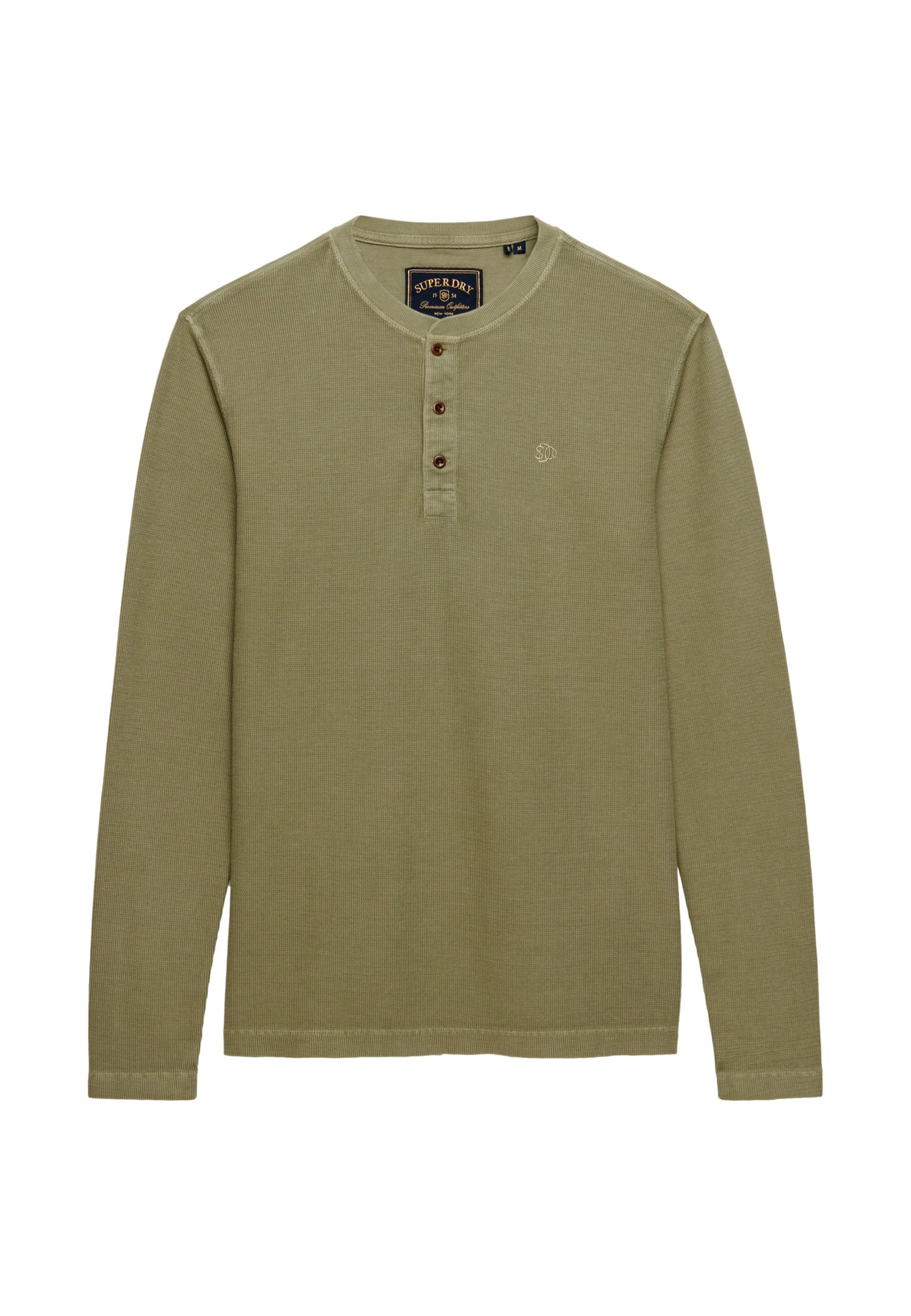 Superdry WAFFLE LONG SLEEVE HENLEY