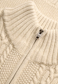 Superdry JACOB CABLE HALF ZIP KNIT