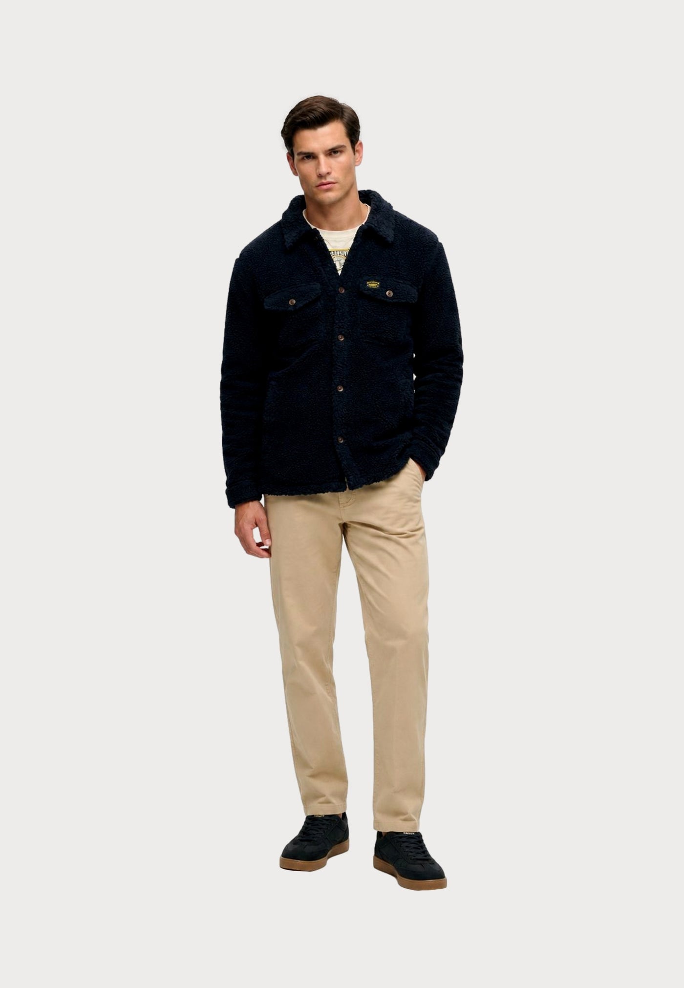 Superdry RETRO FLEECE OVERSHIRT