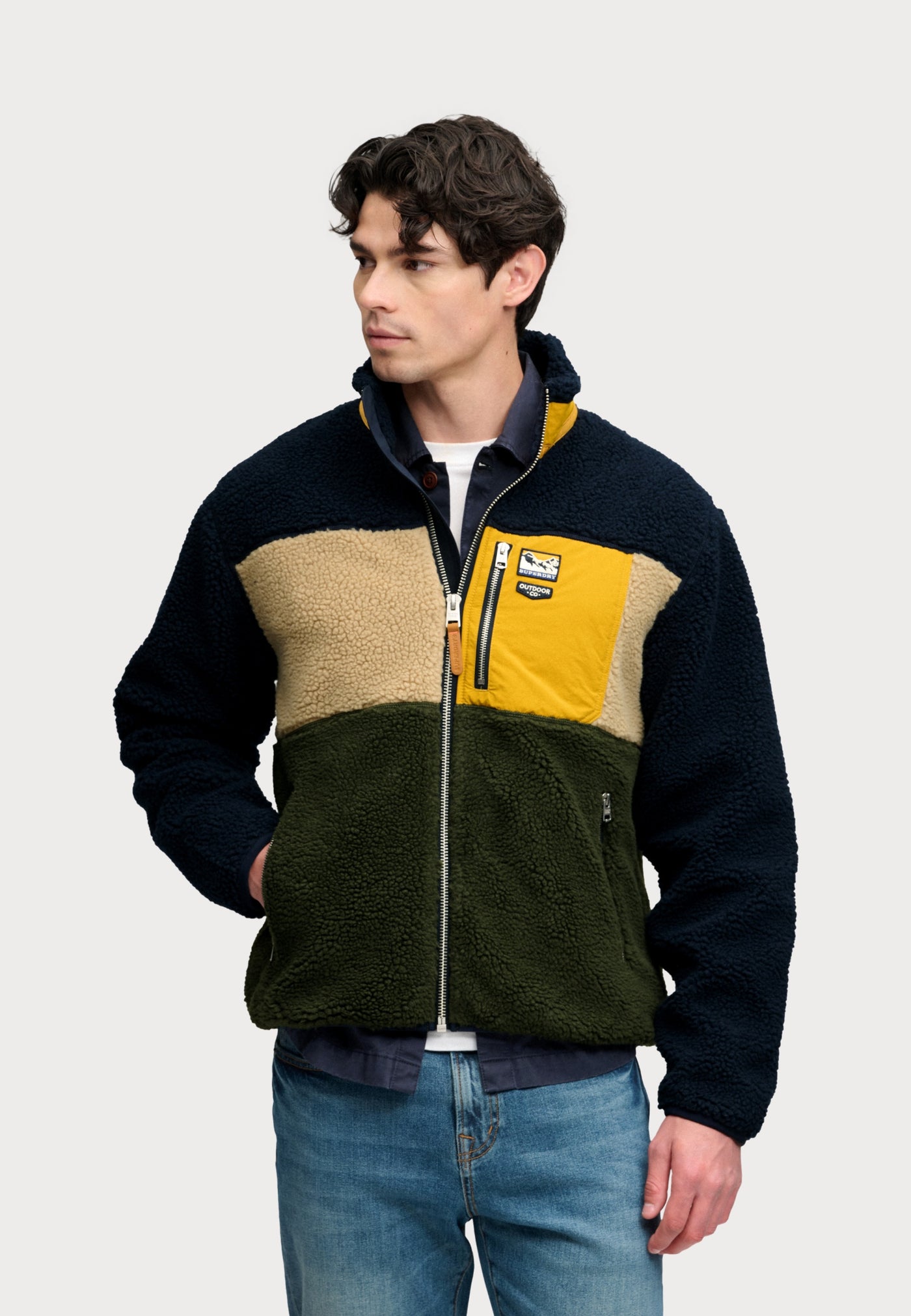 Superdry Retro Zip Fleece
